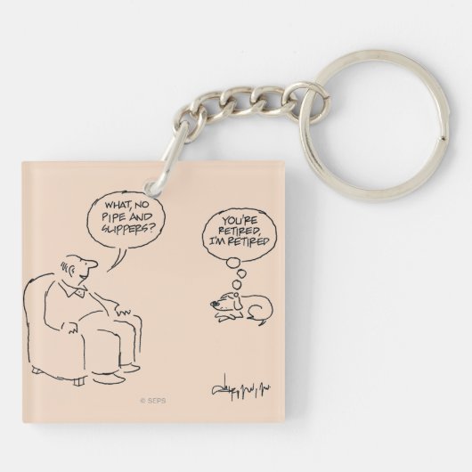 Zurückgezogen Schlüsselanhänger (Rückseite)