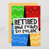 Zurückgezogen und bereiten Sie vor, um sich zu Einladung (Vorne/Hinten)