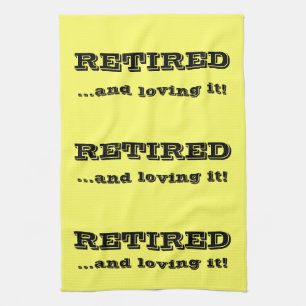 Zurückgezogen und das Lieben es fertigte Handtuch