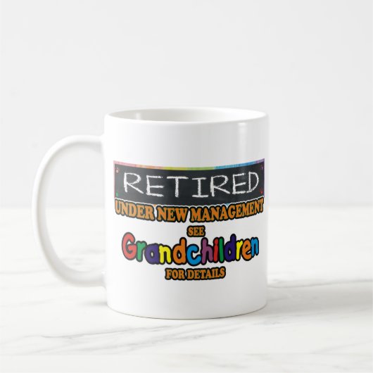 Zurückgezogen unter neuem Management Kaffeetasse (Links)