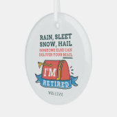 Zurückgezogene Postfachleute für die individuelle Ornament Aus Glas (Vorderseite links)