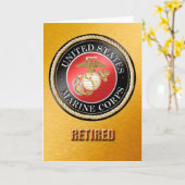 Zurückgezogener USMC kardieren Karte (Gelbe Blume)