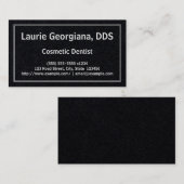 Zurückhaltende und grundlegende kosmetische visitenkarte (Vorne/Hinten)