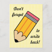 Zurückschreiben Postkarte (Vorderseite)