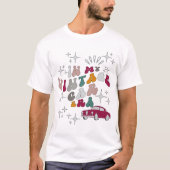 Zurücksetzen des benutzerdefinierten Vintage Car-T T-Shirt (Vorderseite)