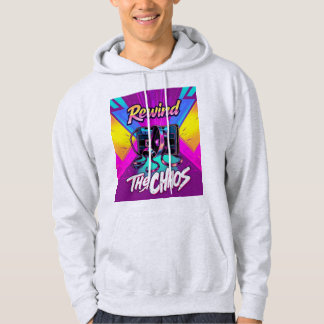 Zurückspulen des Chaos Gen X Vintage 80er Jahre Ca Hoodie