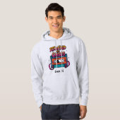 Zurückspulen Sie das Chaos Gen X Retro Kassettenba Hoodie (Vorne ganz)