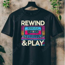 zurückspulen und spielen T-Shirt