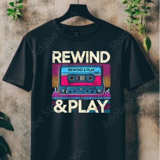 zurückspulen und spielen T-Shirt