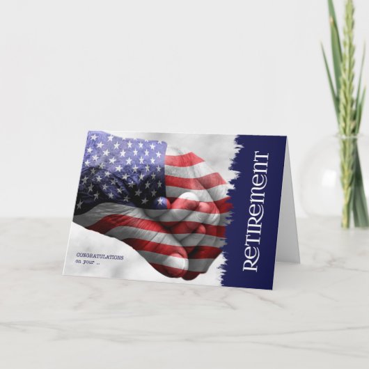 Zurückstellung von Militär oder Strafverfolgung Karte (Vorderseite)