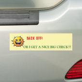 Zurücktreten Autoaufkleber (Auf Auto)