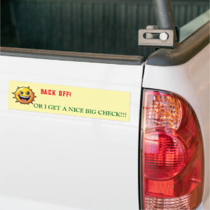 Zurücktreten Autoaufkleber
