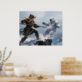 Zurücktreten Poster (Küche)