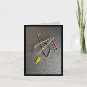 Zurzeit halten Sie es zusammen mit einer Büroklamm Karte (Vorderseite)