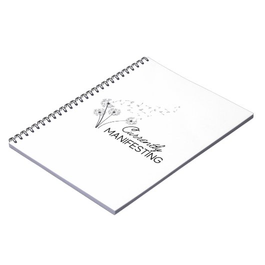 Zurzeit manifestes Notebook Notizblock (Linke Seite)