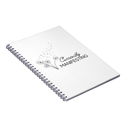 Zurzeit manifestes Notebook Notizblock (Rechte Seite)