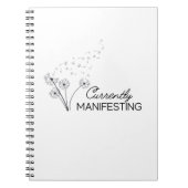 Zurzeit manifestes Notebook Notizblock (Vorderseite)