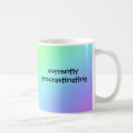 Zurzeit mit Rainbow-Funny Mug aufschieben Kaffeetasse