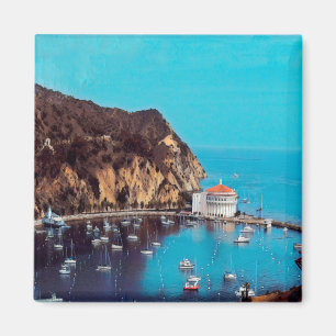 zUS009 SANTA CATALINA ISLAND, Kalifornien, Kühlsch Magnet