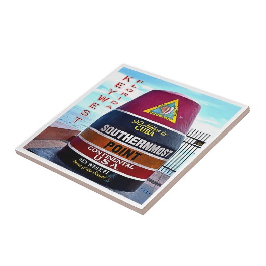 zUS012 FLORIDA, Key West, South most, Fliese (Seite)