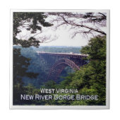 zUS018 NEW RIVER GORGE BRIDGE, Virginia, Fliese (Vorderseite)
