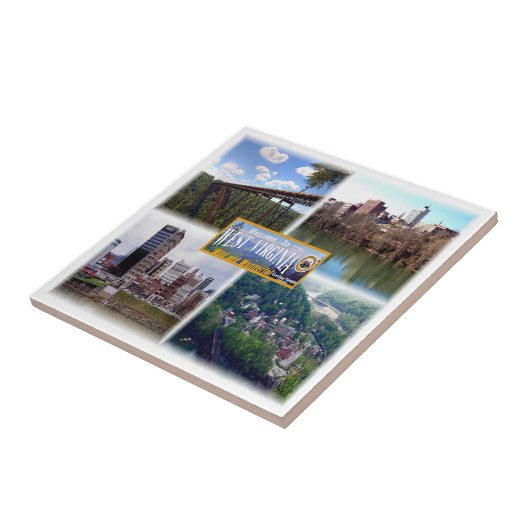 zUS019 WEST VIRGINIA, Mosaik, Amerika, Fliese (Seite)