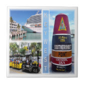zUS020 KEY WEST, Mosaik, Florida, Amerika, Fliese (Vorderseite)