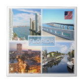 zUS025 FLORIDA, Mosaik, Amerika Fliese (Vorderseite)