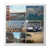 zUS033 SAN FRANCISCO, Mosaik, Kalifornien, Fliese (Vorderseite)