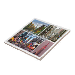 zUS035 NEW YORK, Mosaik, Amerika, Fliese