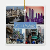 zUS049 NEW ORLEANS LOUISIANA, Keramikornament (Rückseite)