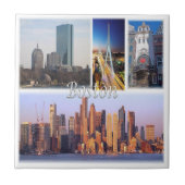 zUS051 BOSTON, Massachusetts, Mosaik, Fliese (Vorderseite)