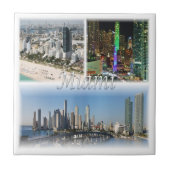 zUS053 MIAMI-Mosaik, Florida, Amerika, Fliese (Vorderseite)