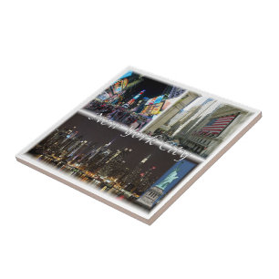 zUS055 NEW YORK City, Mosaik, Amerika, Fliese