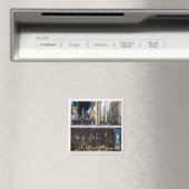 zUS055 NEW YORK City, Mosaik, Amerika, Kühlschrank Magnet (In Situ (Geschirrspüler))