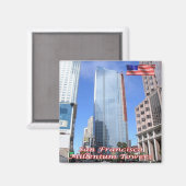 zUS060 SAN FRANCISCO, Millenium Tower, Kühlschrank Magnet (Vorderseite/Rückseite)