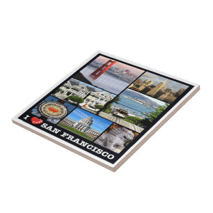 zUS067 SAN FRANCISCO I Liebe, Mosaik, Fliese