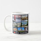 zUS067 SAN FRANCISCO I Liebe, Mosaik, Kaffeetasse (Links)