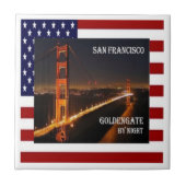 zUS072 SAN FRANCISCO, Golden Gate Bridge, Fliese (Vorderseite)