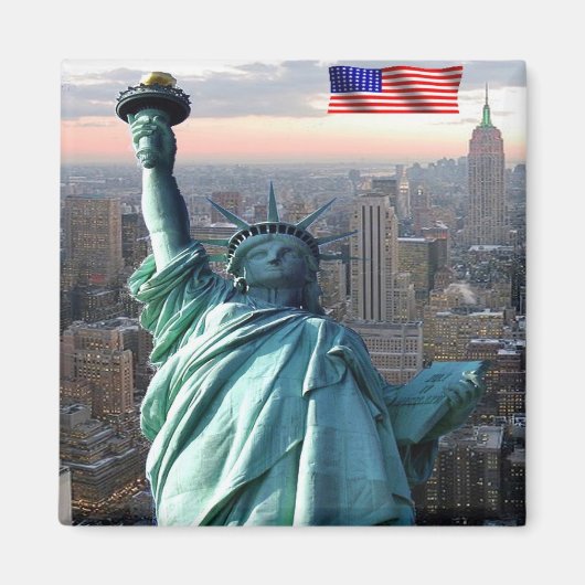 zUS097 NEW YORK CITY, Statue of Liberty, Kühlschra Magnet (Vorne)