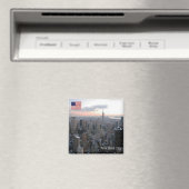 zUS099 NEW YORK CITY, Panorama, Kühlschrank Magnet (In Situ (Geschirrspüler))