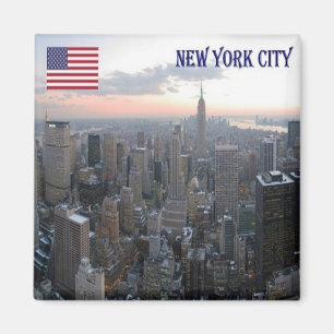 zUS100 NEW YORK CITY, NY, America Kühlschrank Magnet
