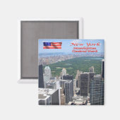 zUS104 CENTRAL PARK, Manhattan, NYC, Kühlschrank Magnet (Vorderseite/Rückseite)