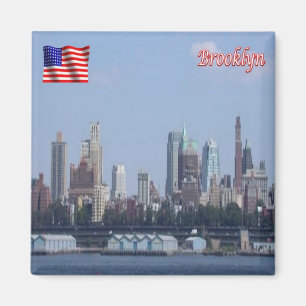 zUS109 BROOKLYN Stadtzentrum, New York City, Kühls Magnet