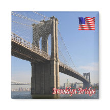 zUS112 BROOKLYN Bridge, New York City, Kühlschrank