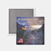 zUS116 ZION CANYON Nationalpark, Utah, Kühlschrank Magnet (Vorderseite/Rückseite)