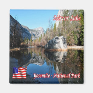 zUS119 YOSEMITE N.P. Mirror Lake, Kühlschrank Magnet