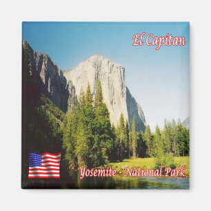 zUS120 YOSEMITE N.P. El Capitan, Kalifornien, Kühl Magnet