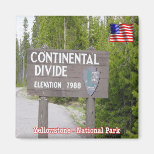 ZUS125 YELLOWSTONE N.P. Kontinentale Trennung, Küh Magnet