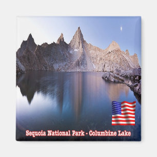 zUS128 SEQUOIA N.P. Columbine Lake, Kühlschrank Magnet